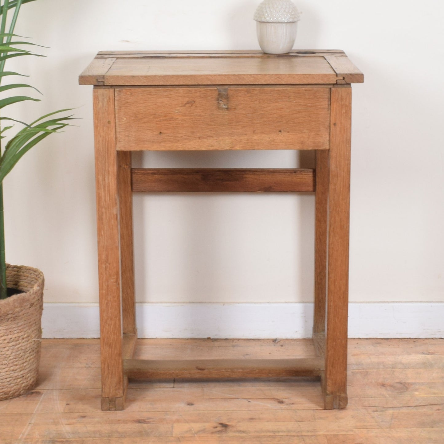 Restored Oak School Desk