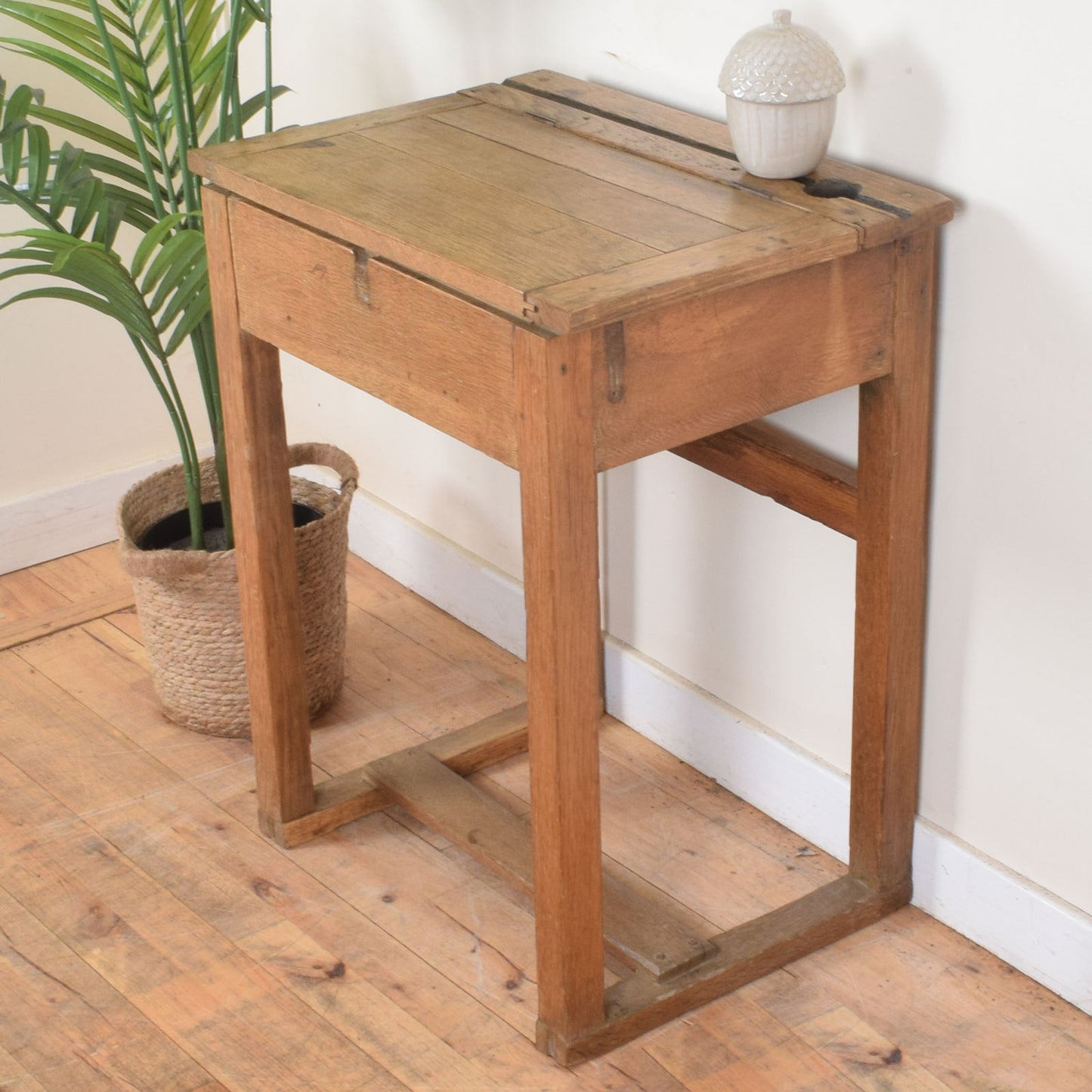 Restored Oak School Desk