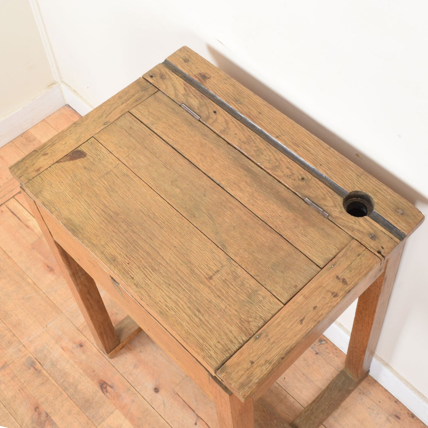 Restored Oak School Desk