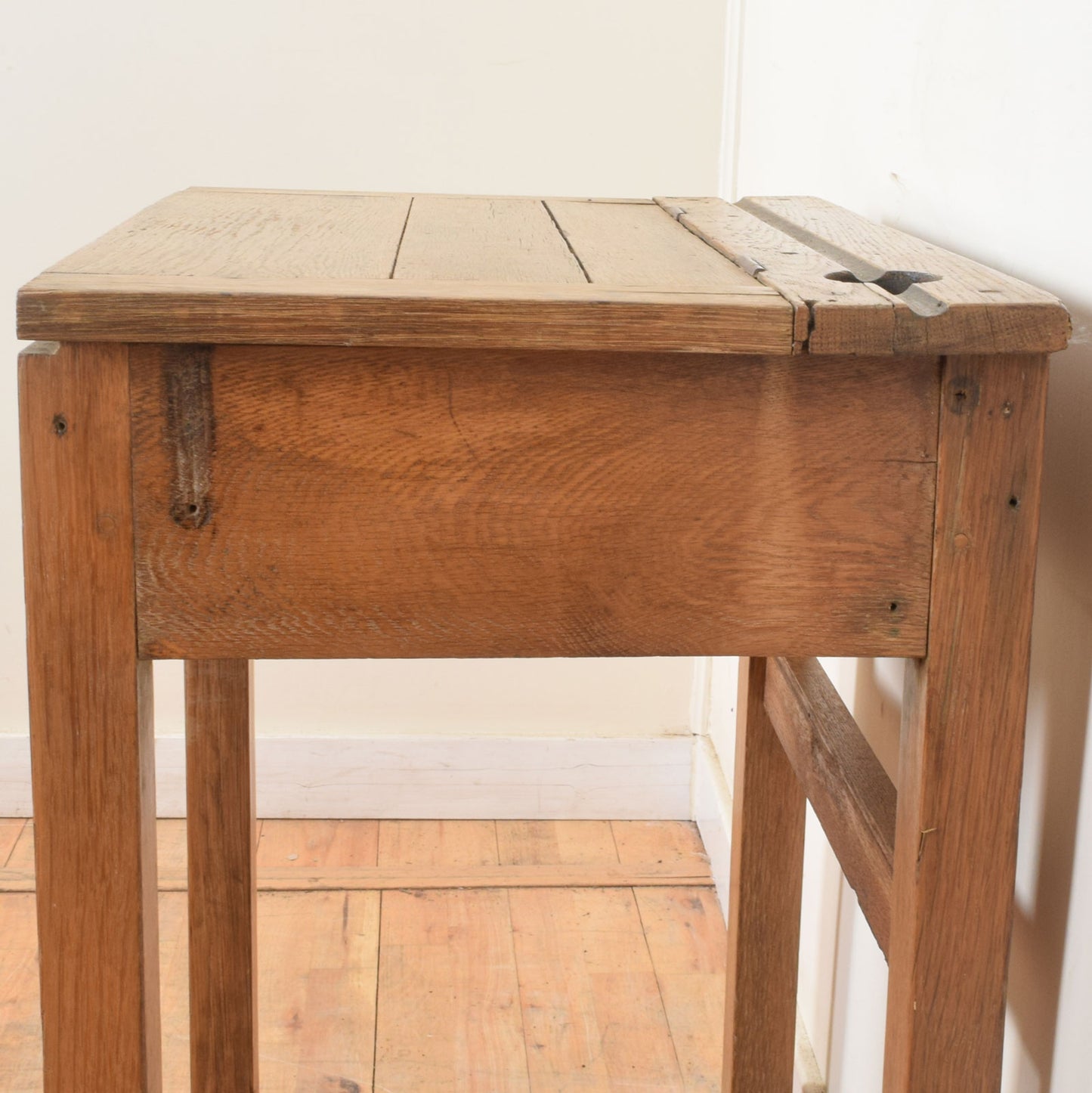 Restored Oak School Desk