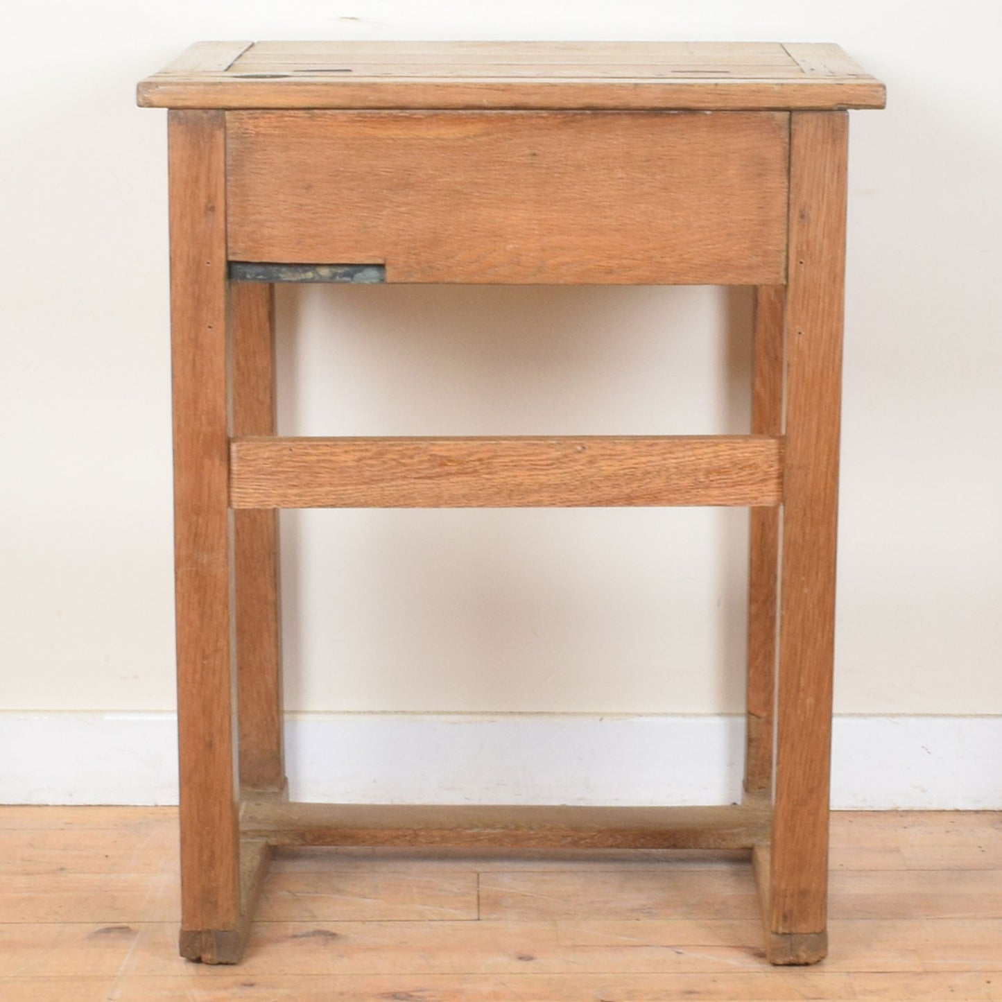 Restored Oak School Desk