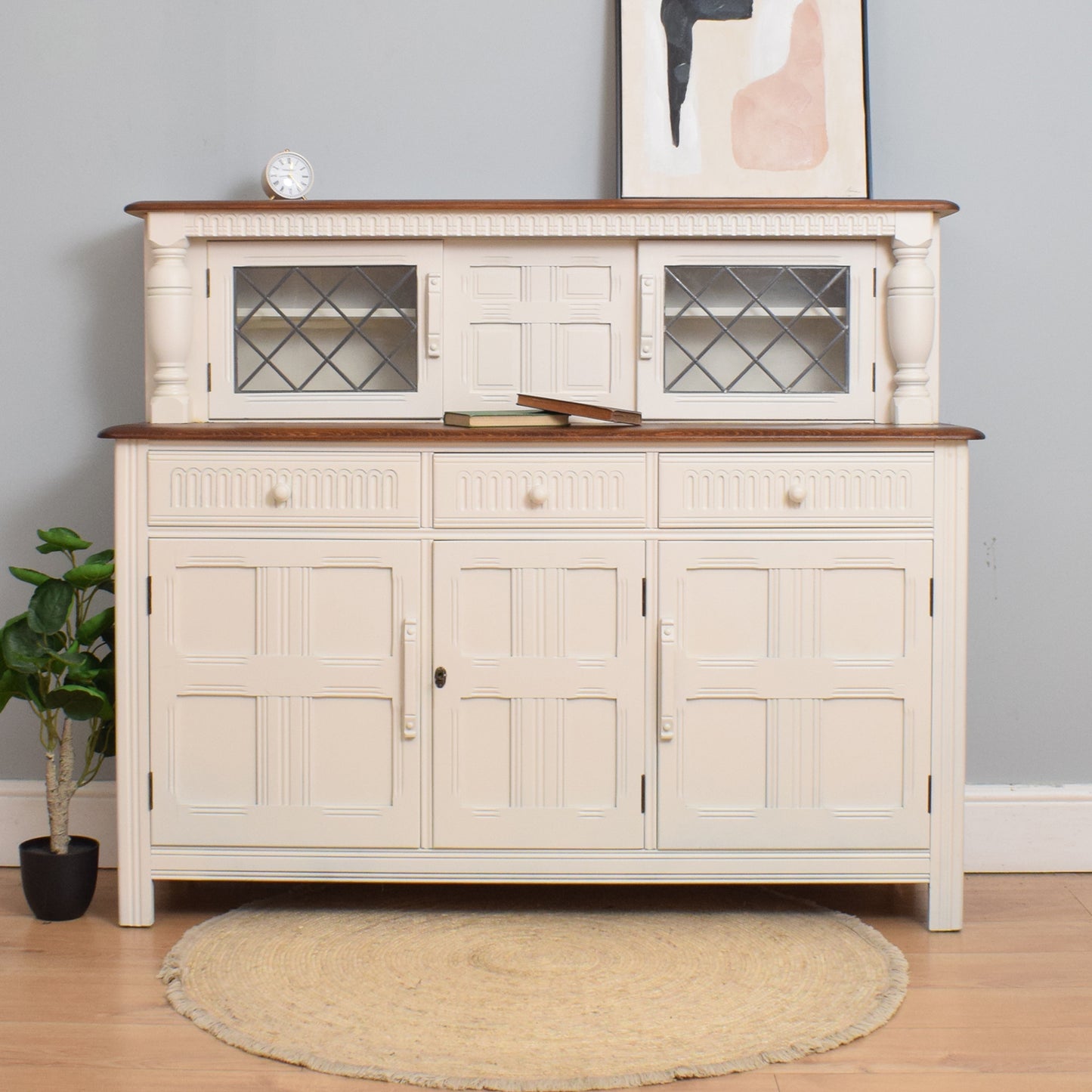 Painted Court Cabinet