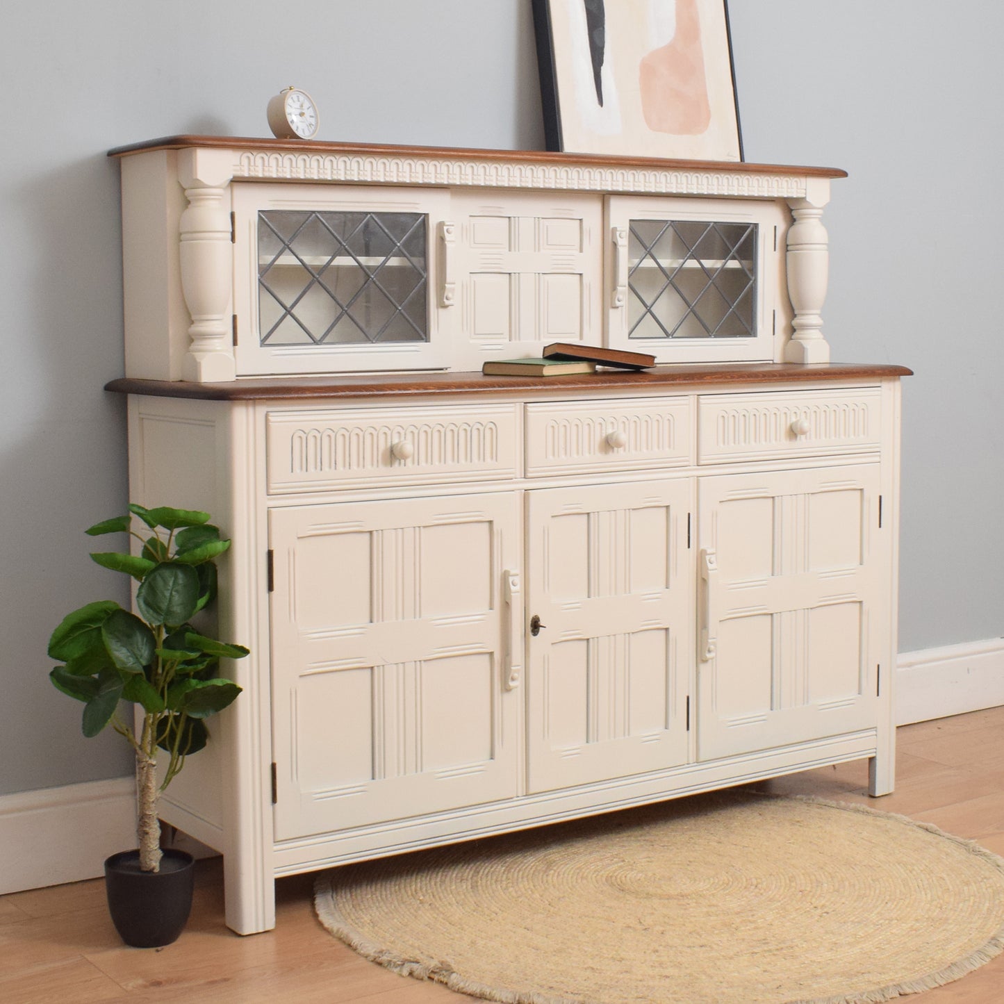 Painted Court Cabinet