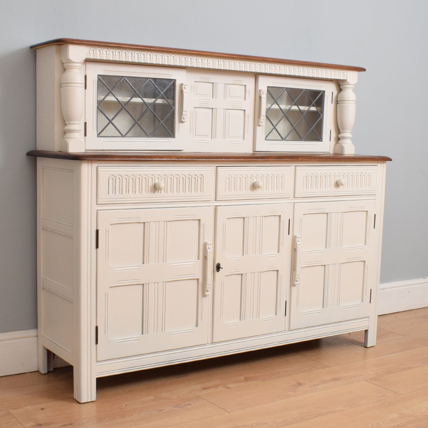 Painted Court Cabinet