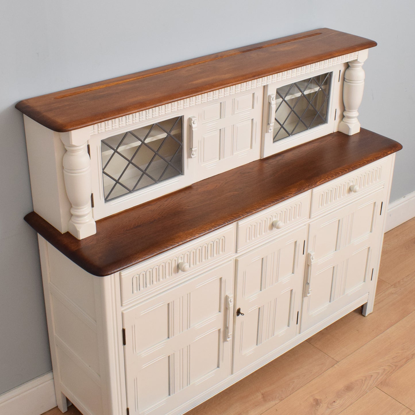 Painted Court Cabinet