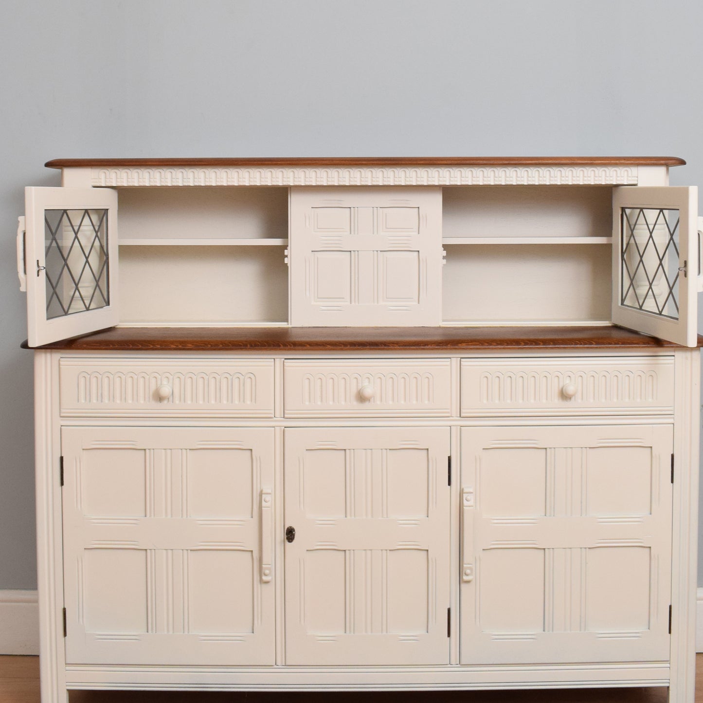 Painted Court Cabinet