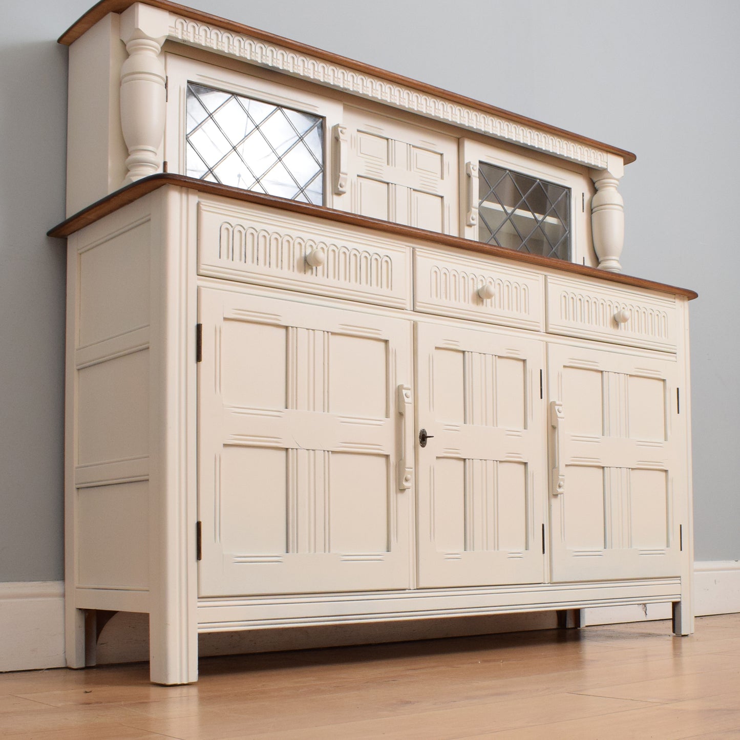 Painted Court Cabinet