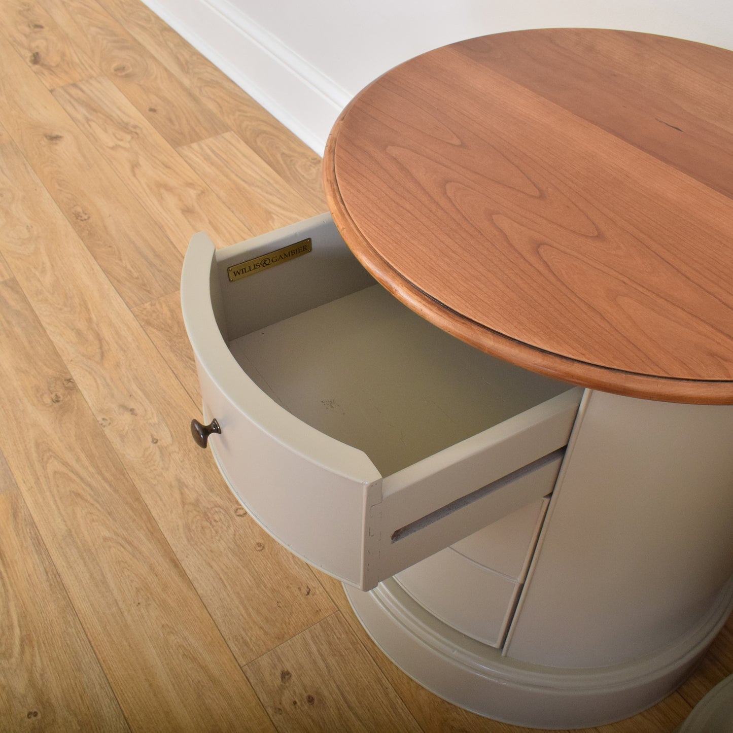 Pair Of Painted Bedsides