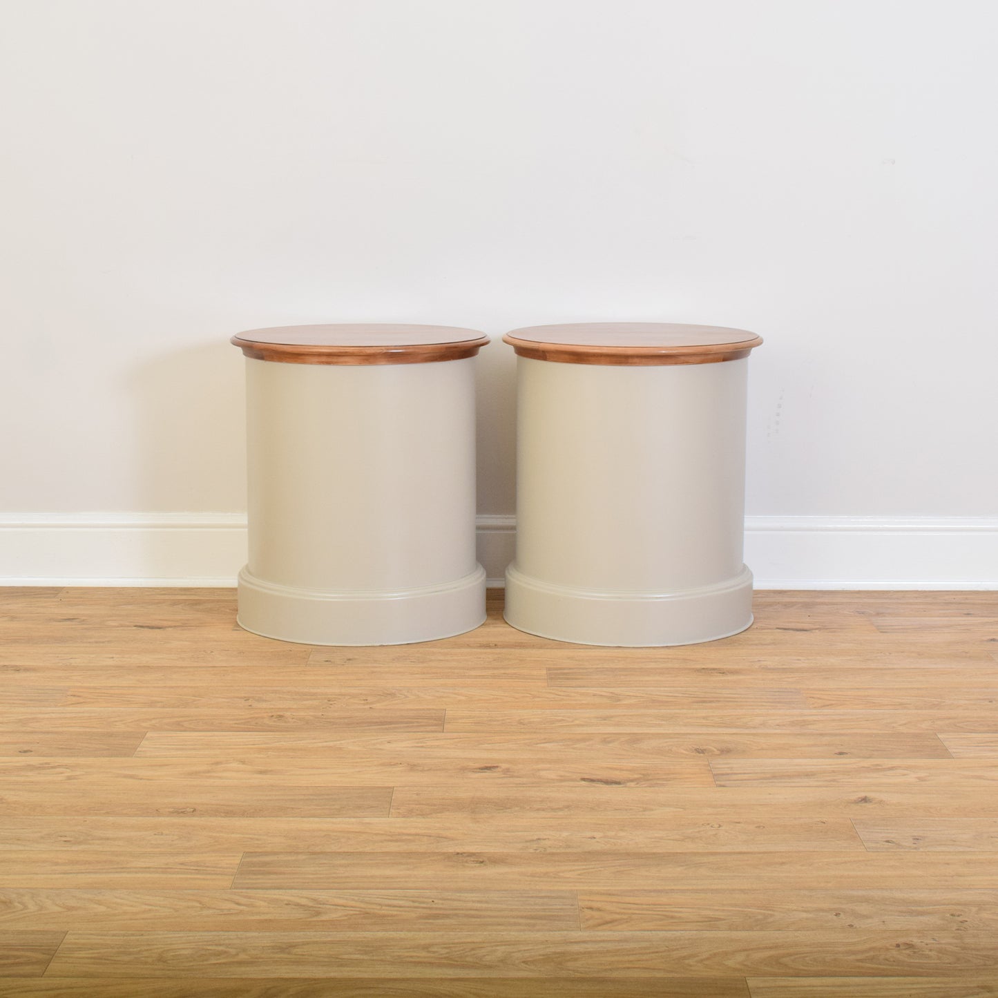 Pair Of Painted Bedsides