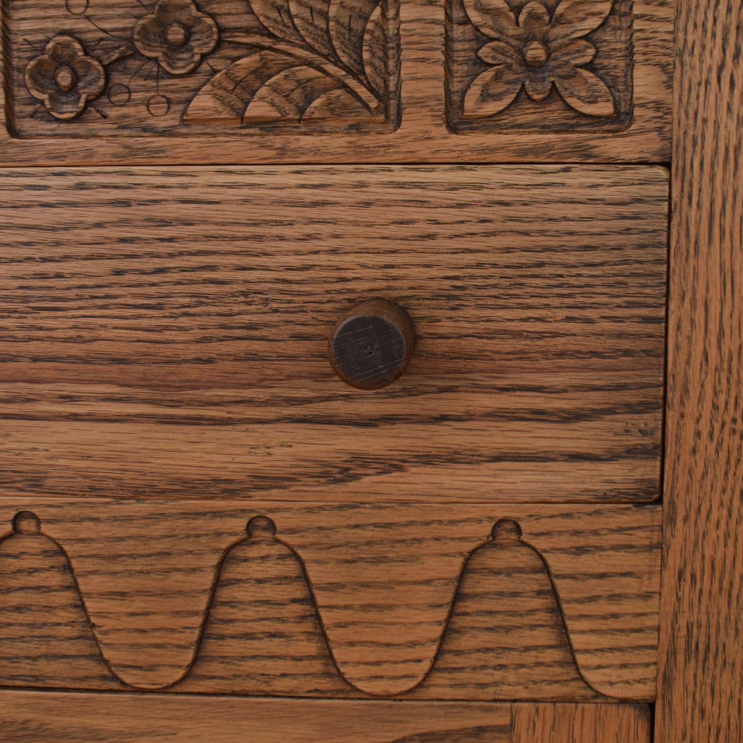 Restored Oak Webber Dresser