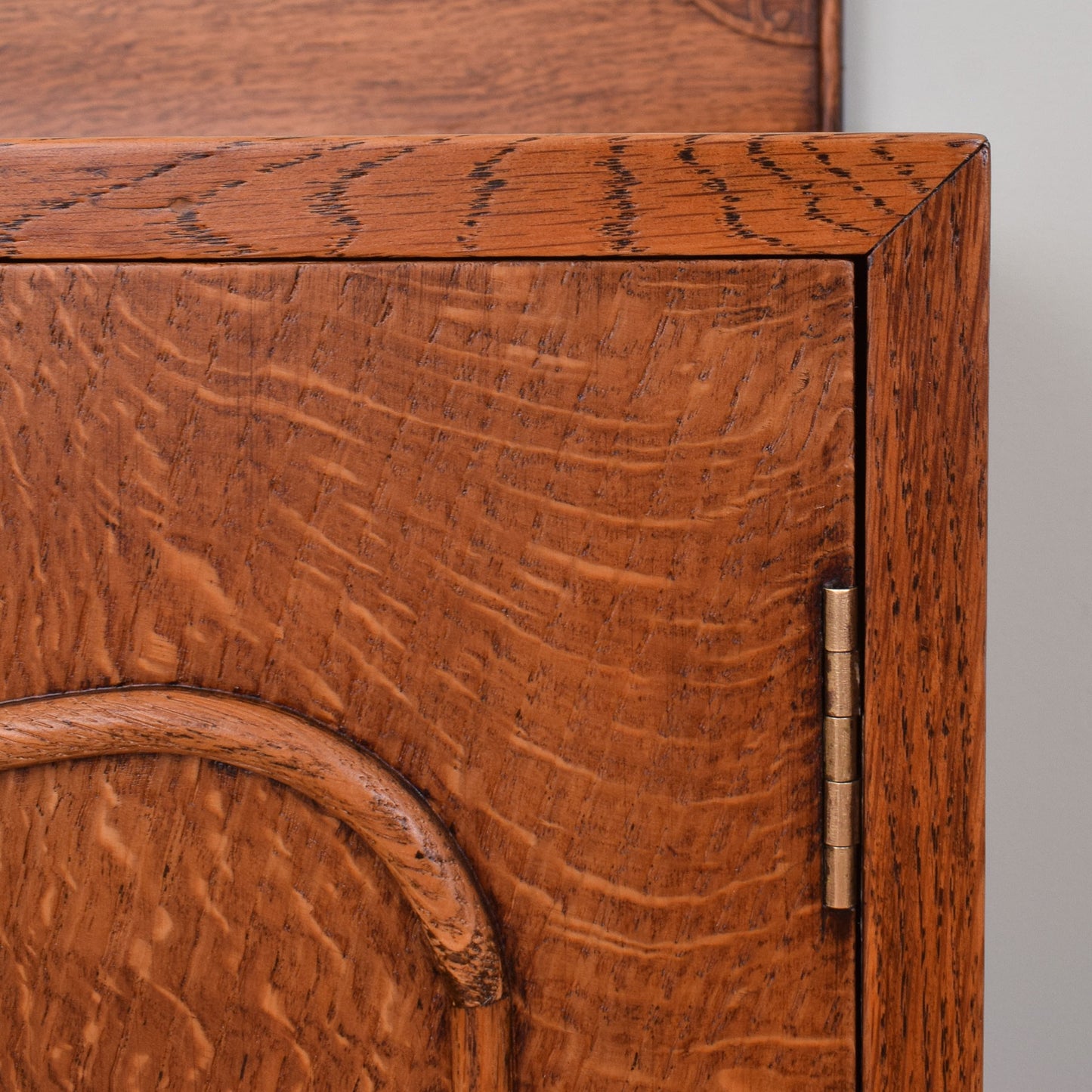 Carved Oak Sideboard