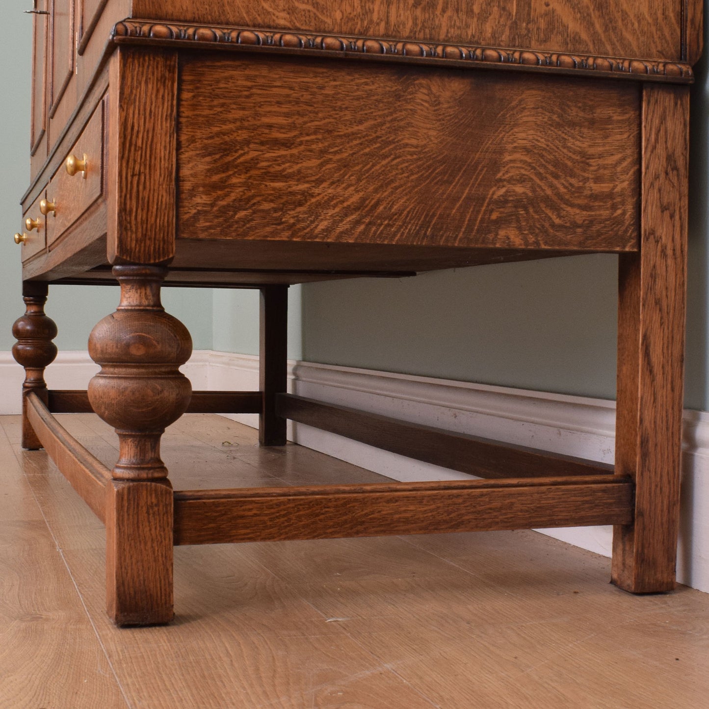 Carved Oak Sideboard