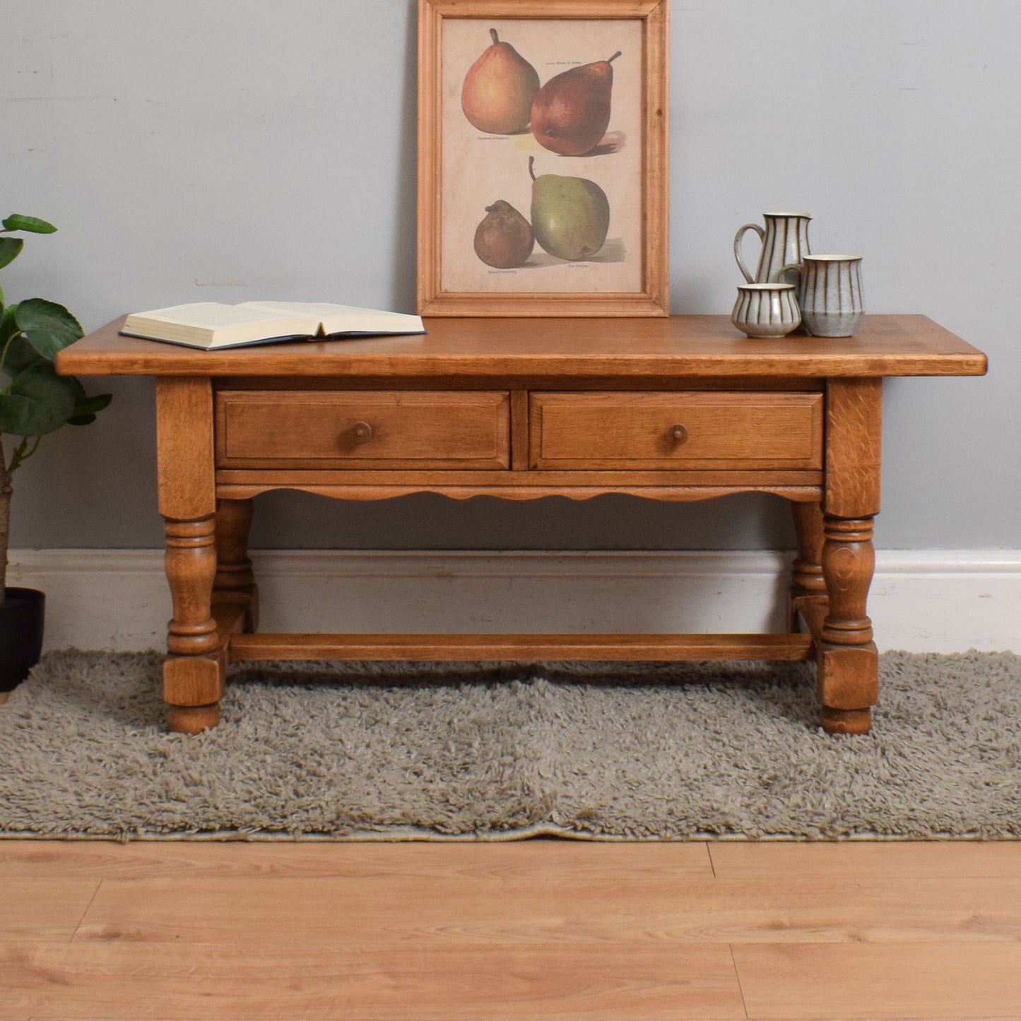 Restored Oak Coffee Table