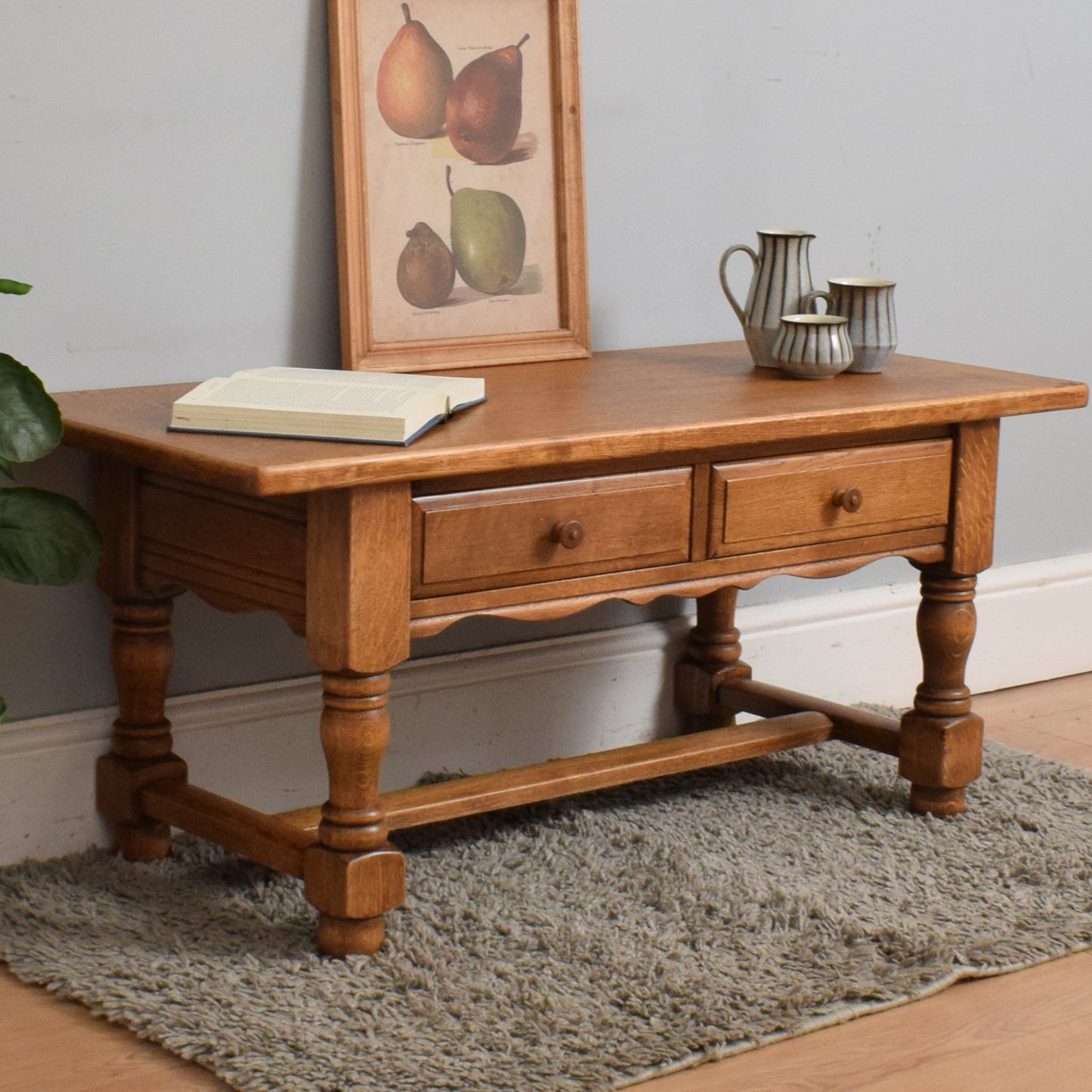 Restored Oak Coffee Table
