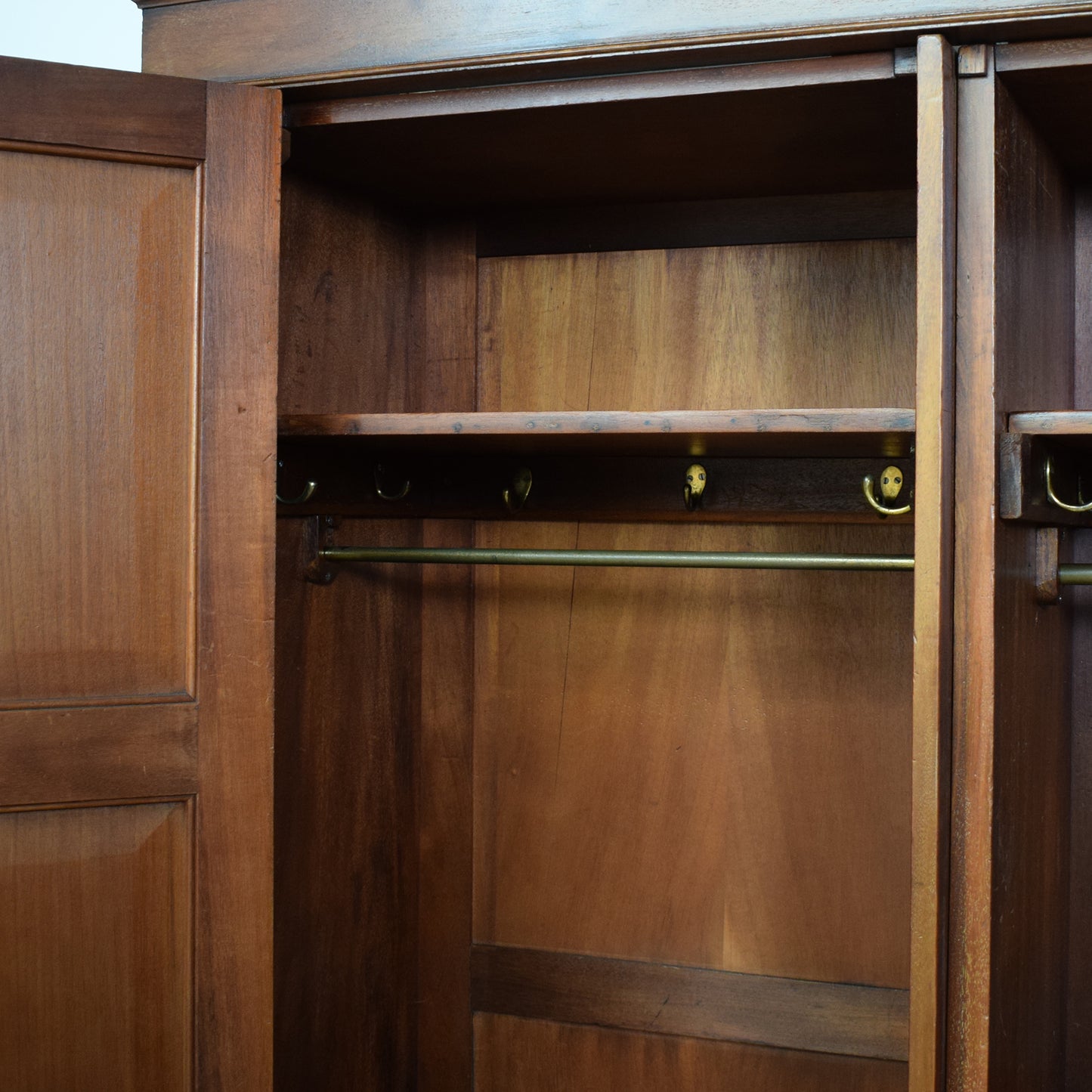 Large Antique Mahogany Wardrobe