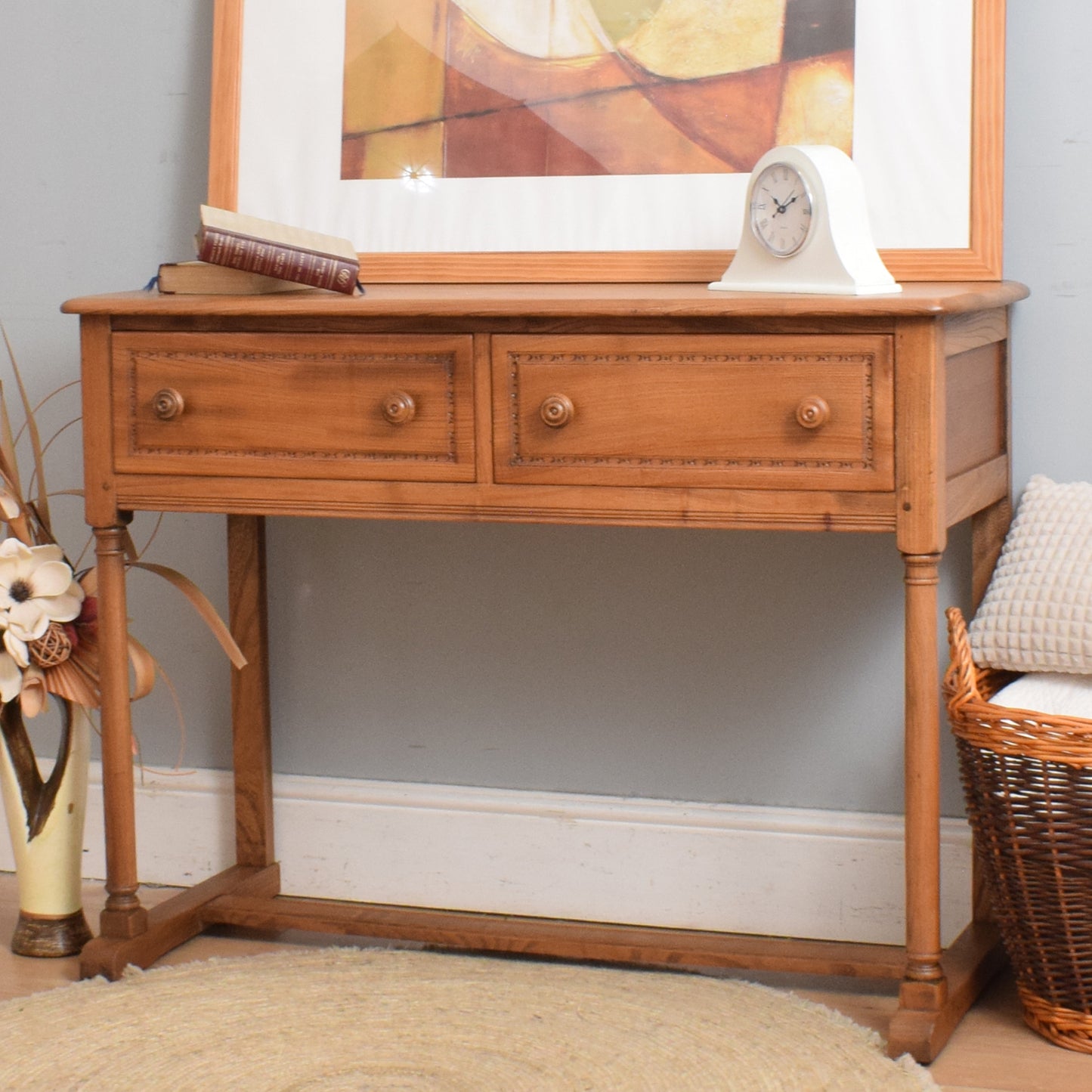 Restored Ercol Console Table