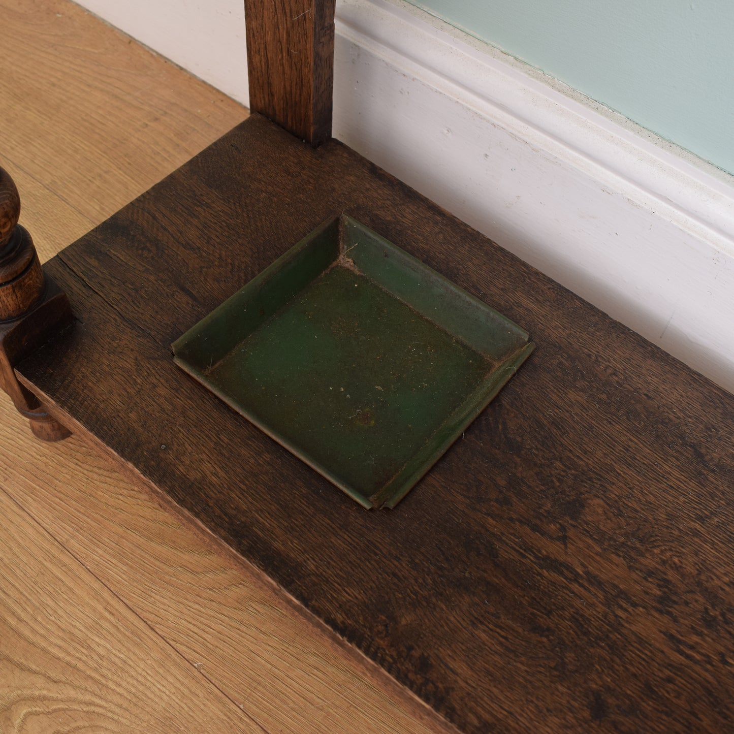 Carved Oak Hall Stand