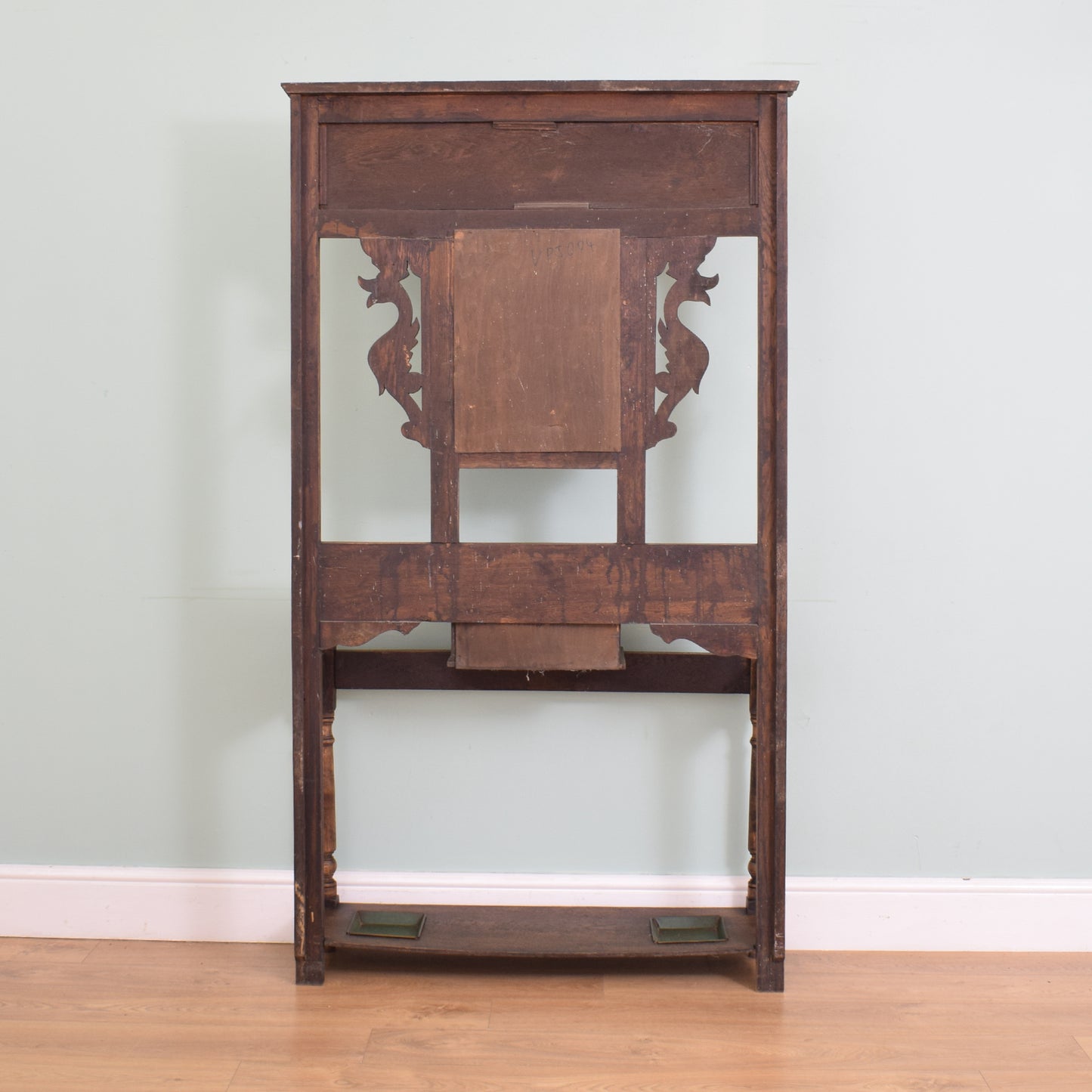 Carved Oak Hall Stand