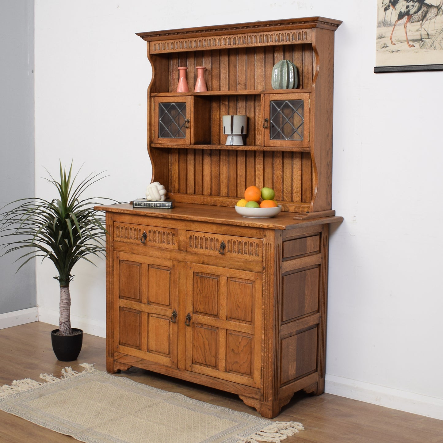 Solid Oak Restored Dresser