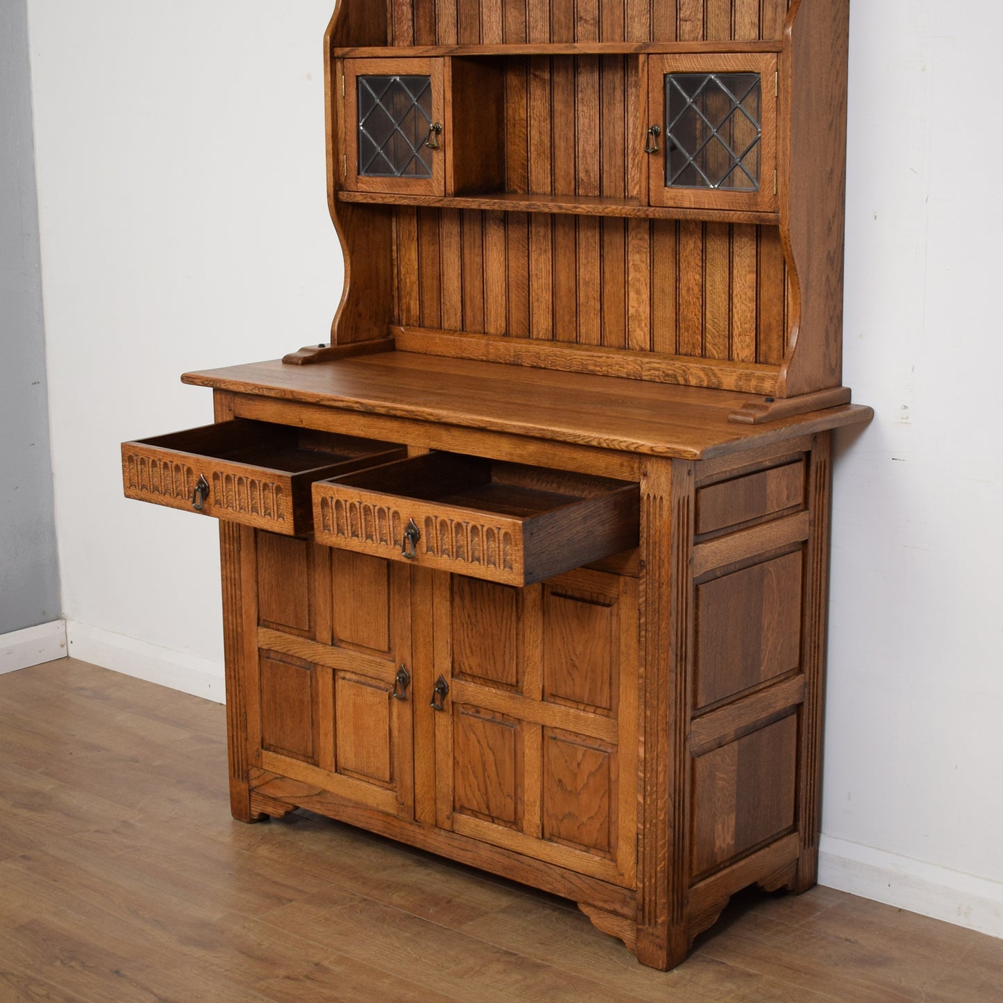 Solid Oak Restored Dresser