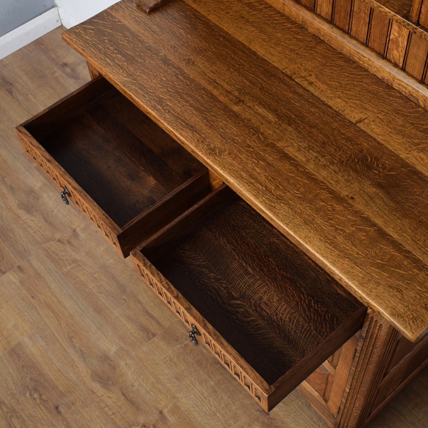 Solid Oak Restored Dresser