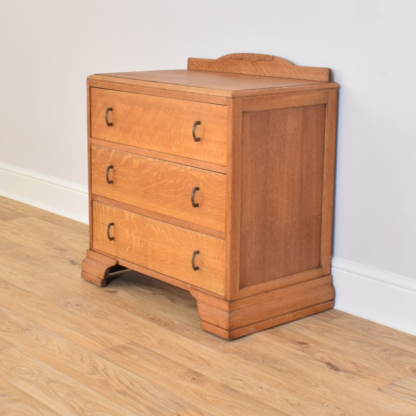 Restored Oak Chest Of Drawers