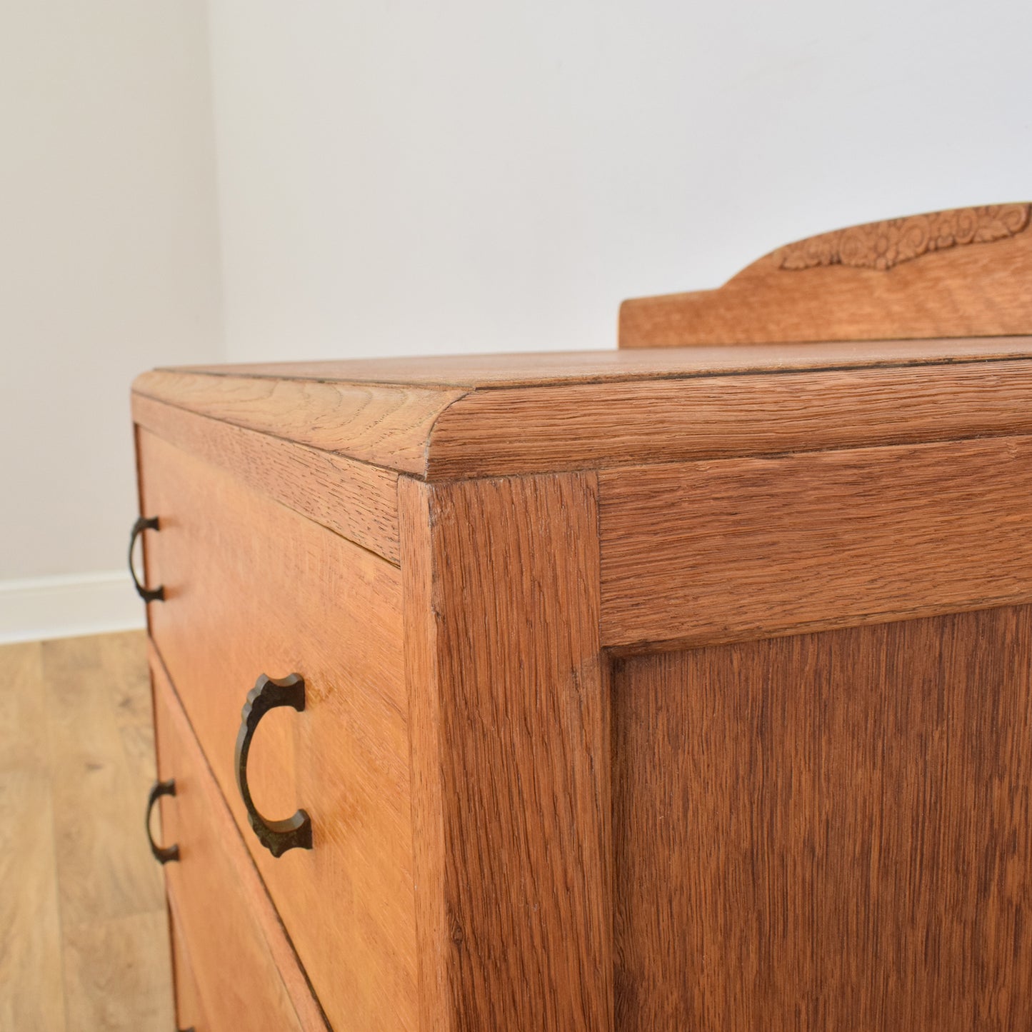 Restored Oak Chest Of Drawers