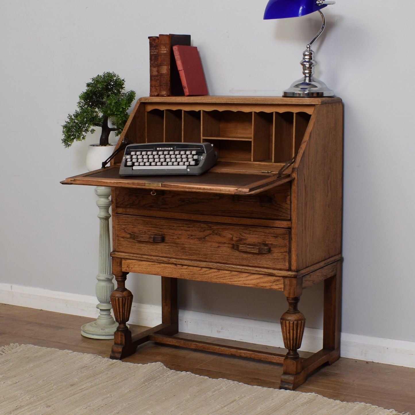 Restored Oak Bureau