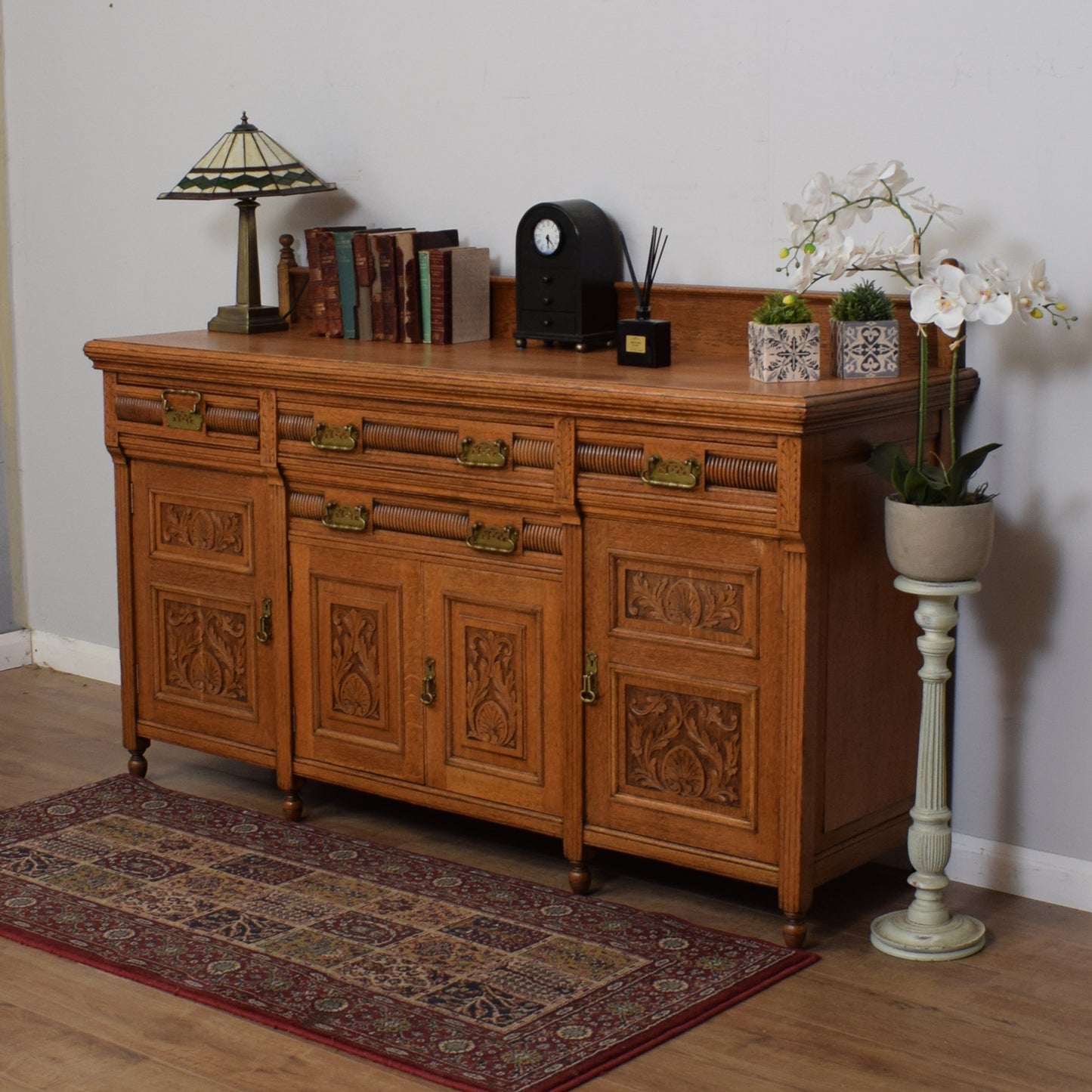 Restored Oak Vintage Sideboard