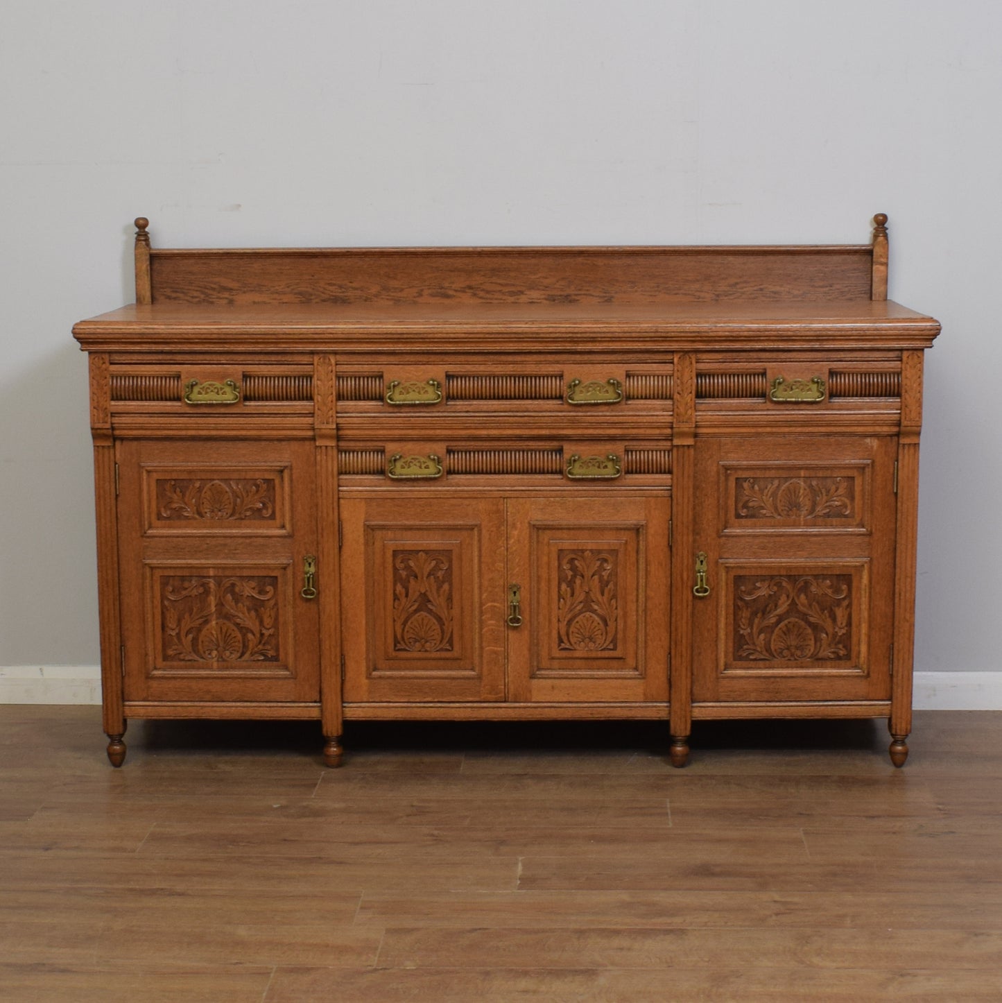 Restored Oak Vintage Sideboard