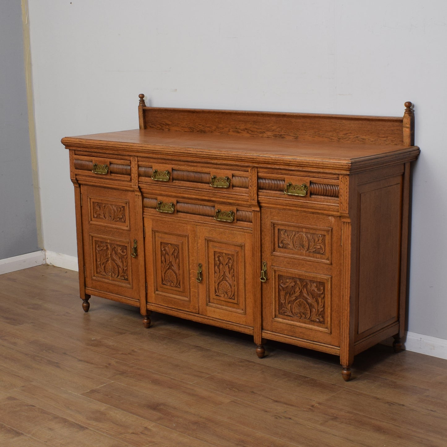 Restored Oak Vintage Sideboard