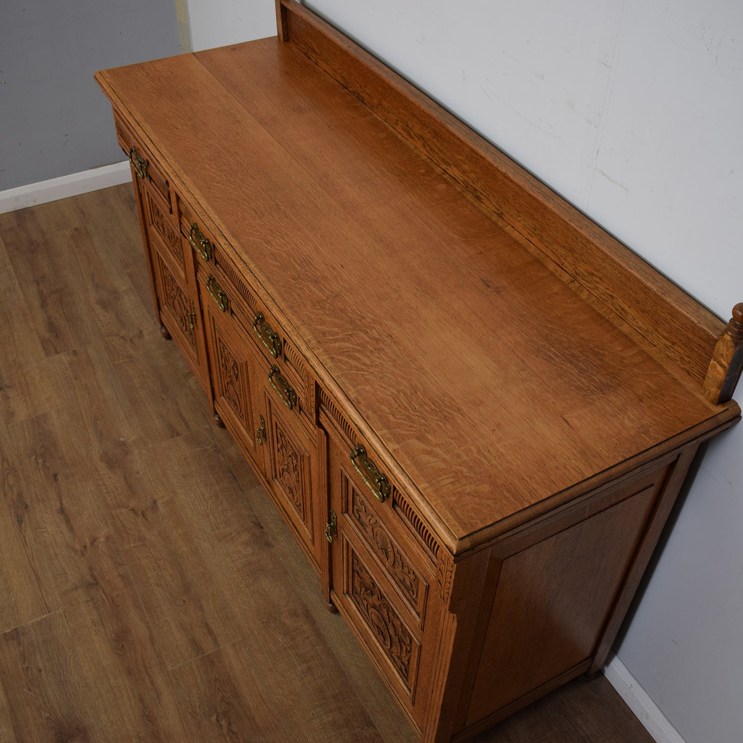 Restored Oak Vintage Sideboard