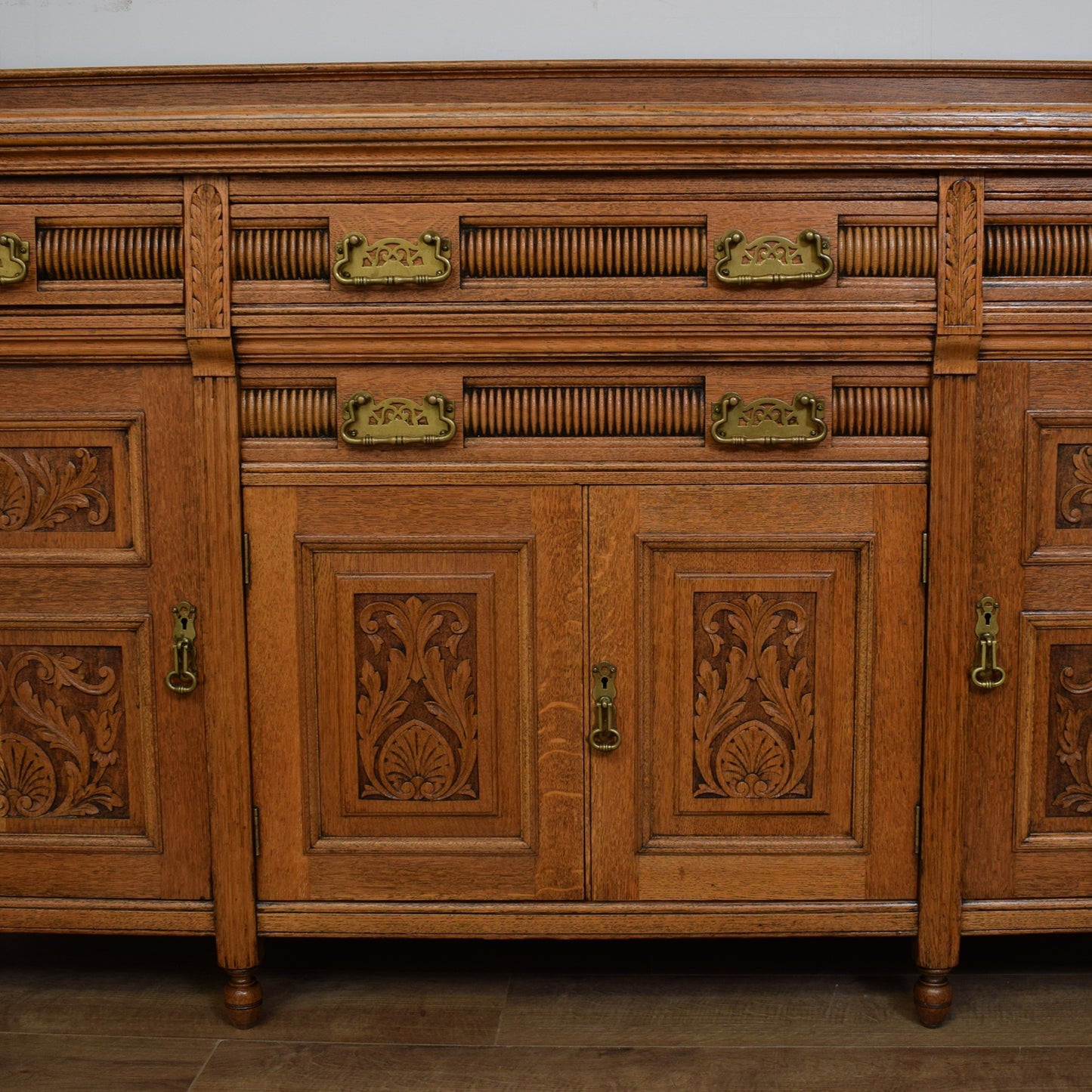 Restored Oak Vintage Sideboard