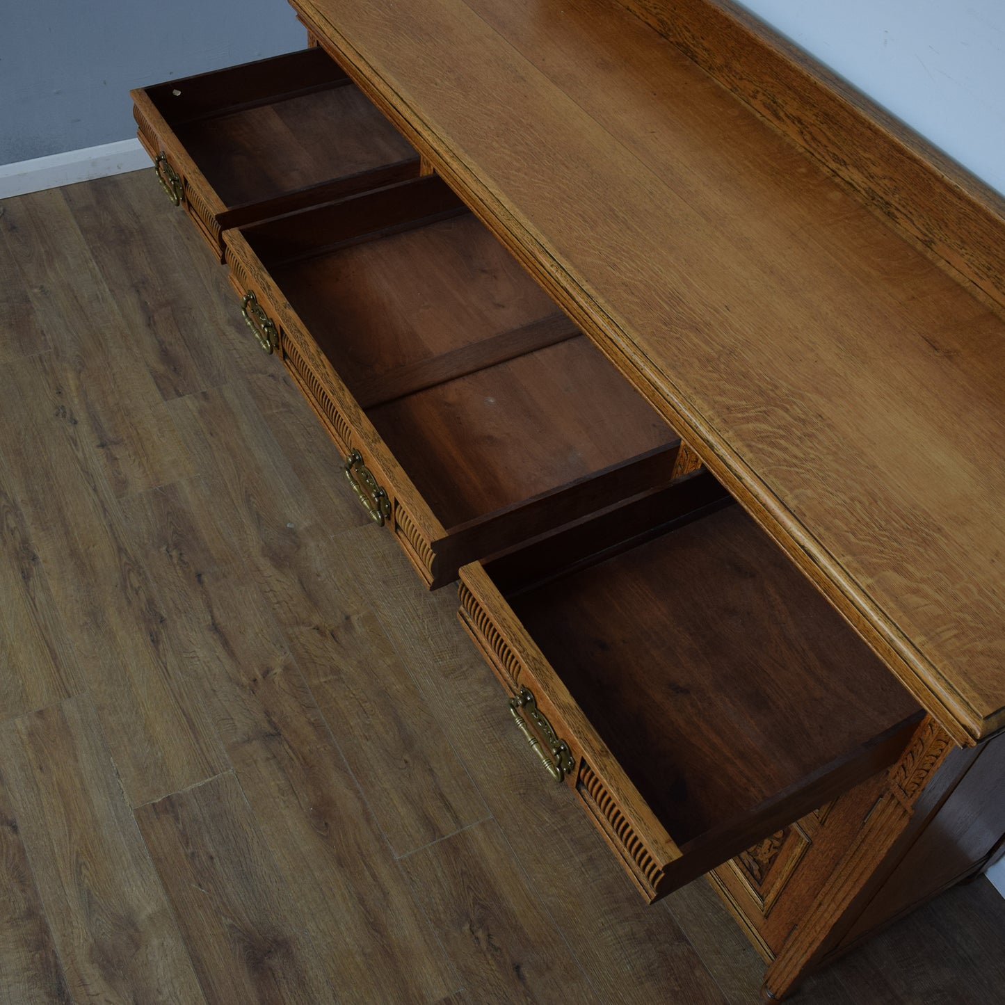Restored Oak Vintage Sideboard