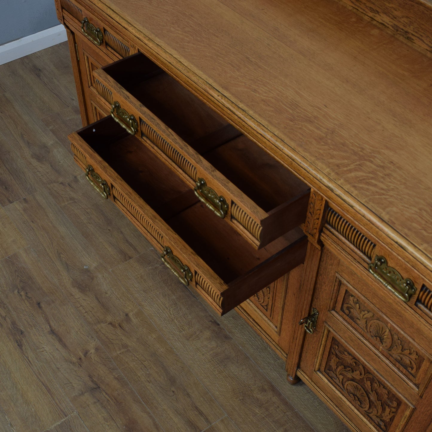 Restored Oak Vintage Sideboard