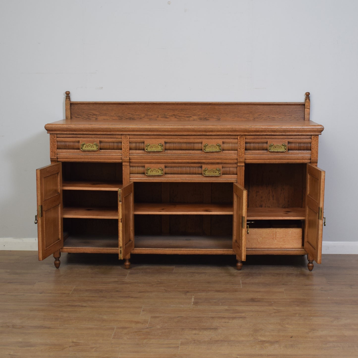 Restored Oak Vintage Sideboard
