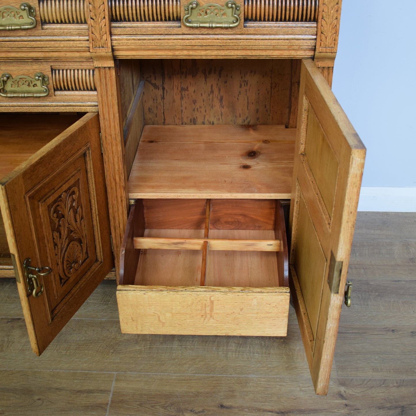 Restored Oak Vintage Sideboard