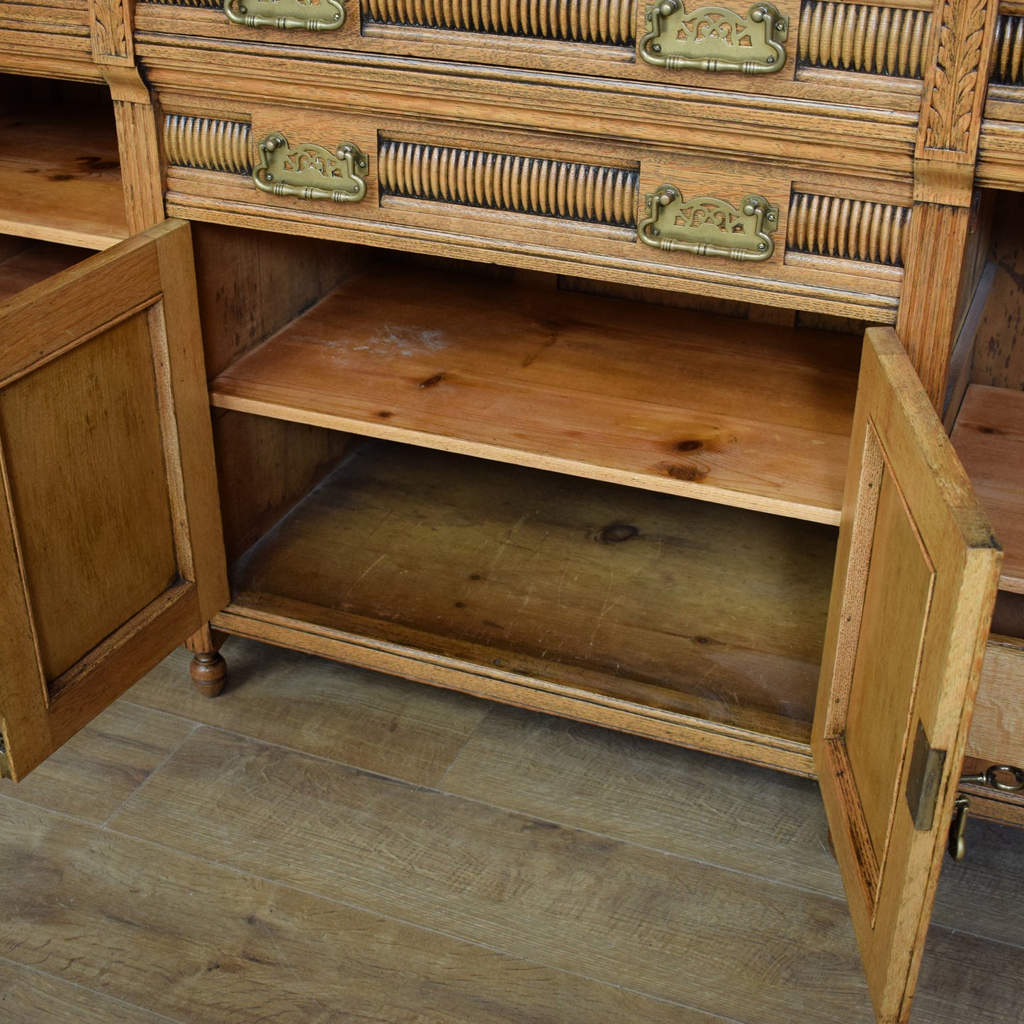 Restored Oak Vintage Sideboard