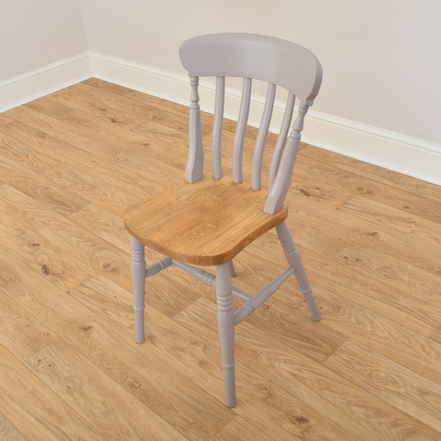 Painted Pine Table & Six Chairs