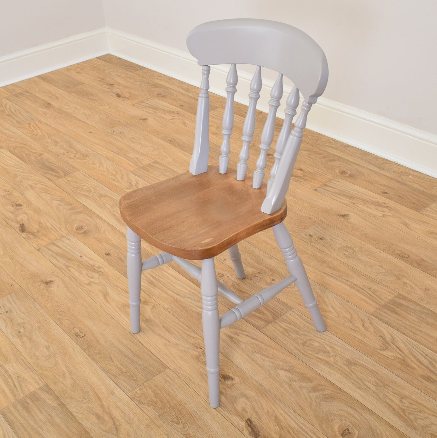 Painted Pine Table & Six Chairs