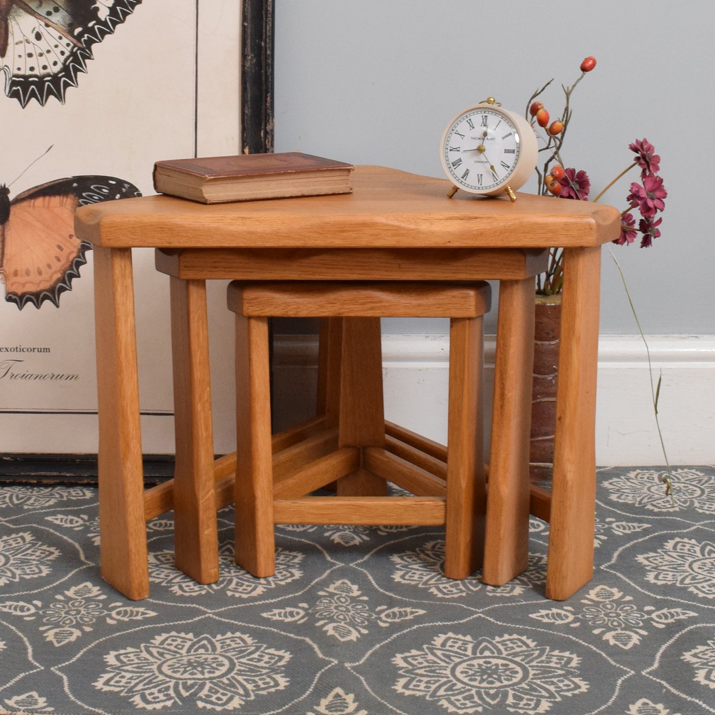 Oak Nest of Tables