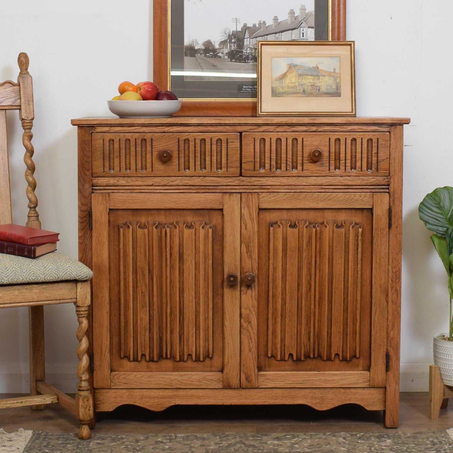 Restored Oak Sideboard