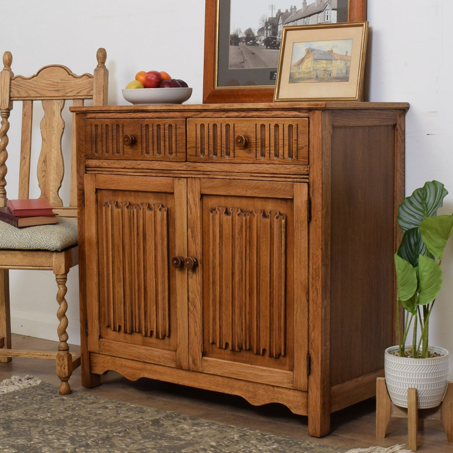 Restored Oak Sideboard