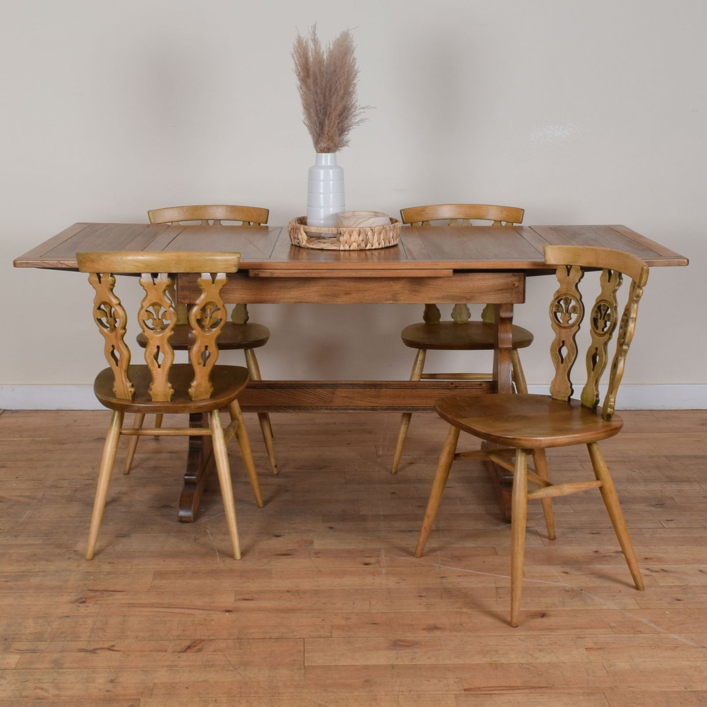 Ercol Table and Four Chairs