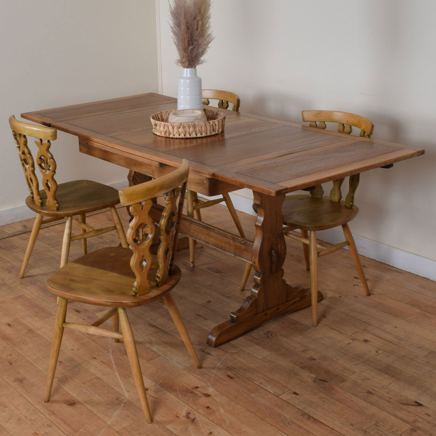 Ercol Table and Four Chairs