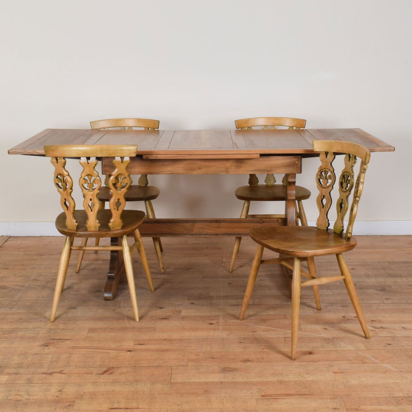 Ercol Table and Four Chairs