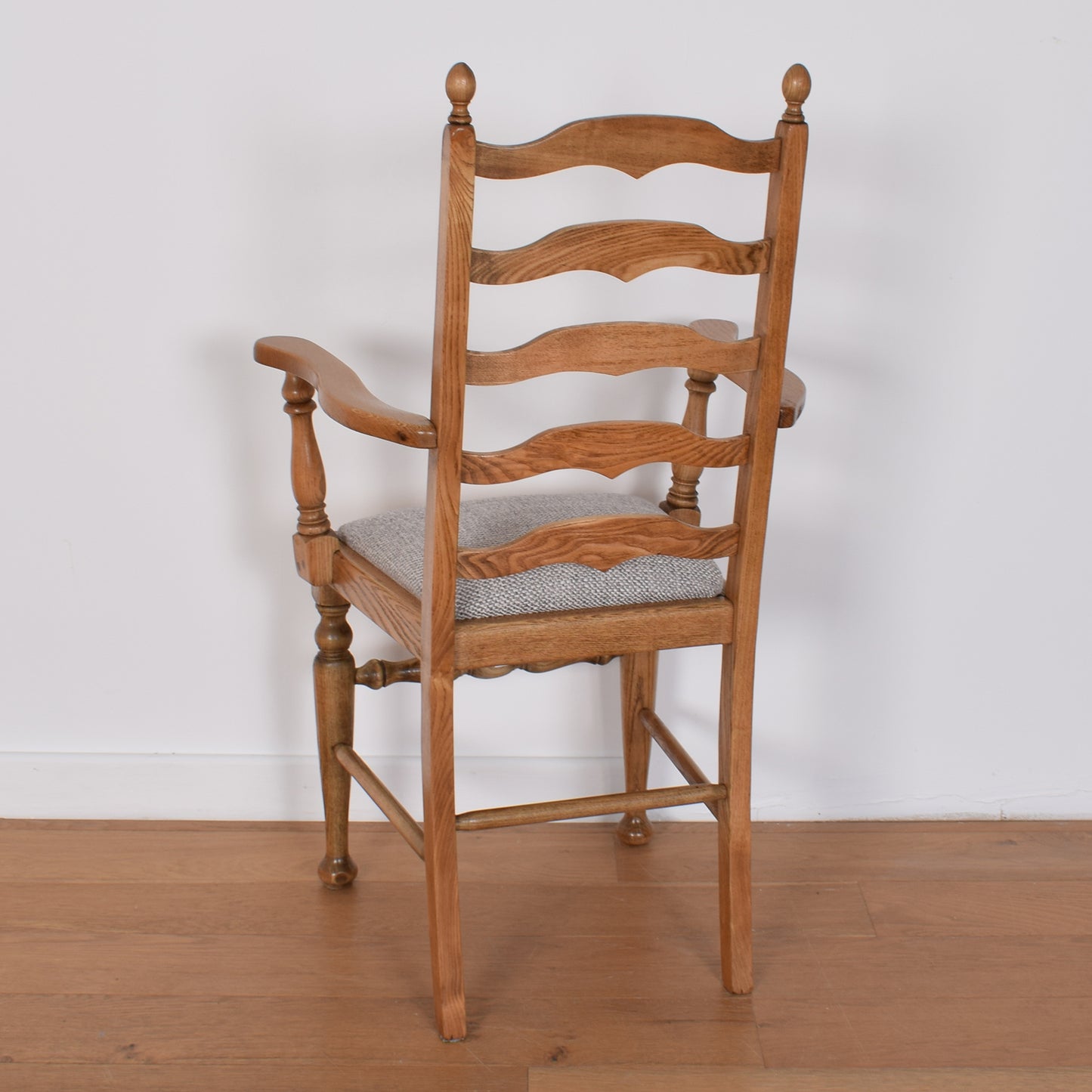 Oak Dining Table with Six Chairs