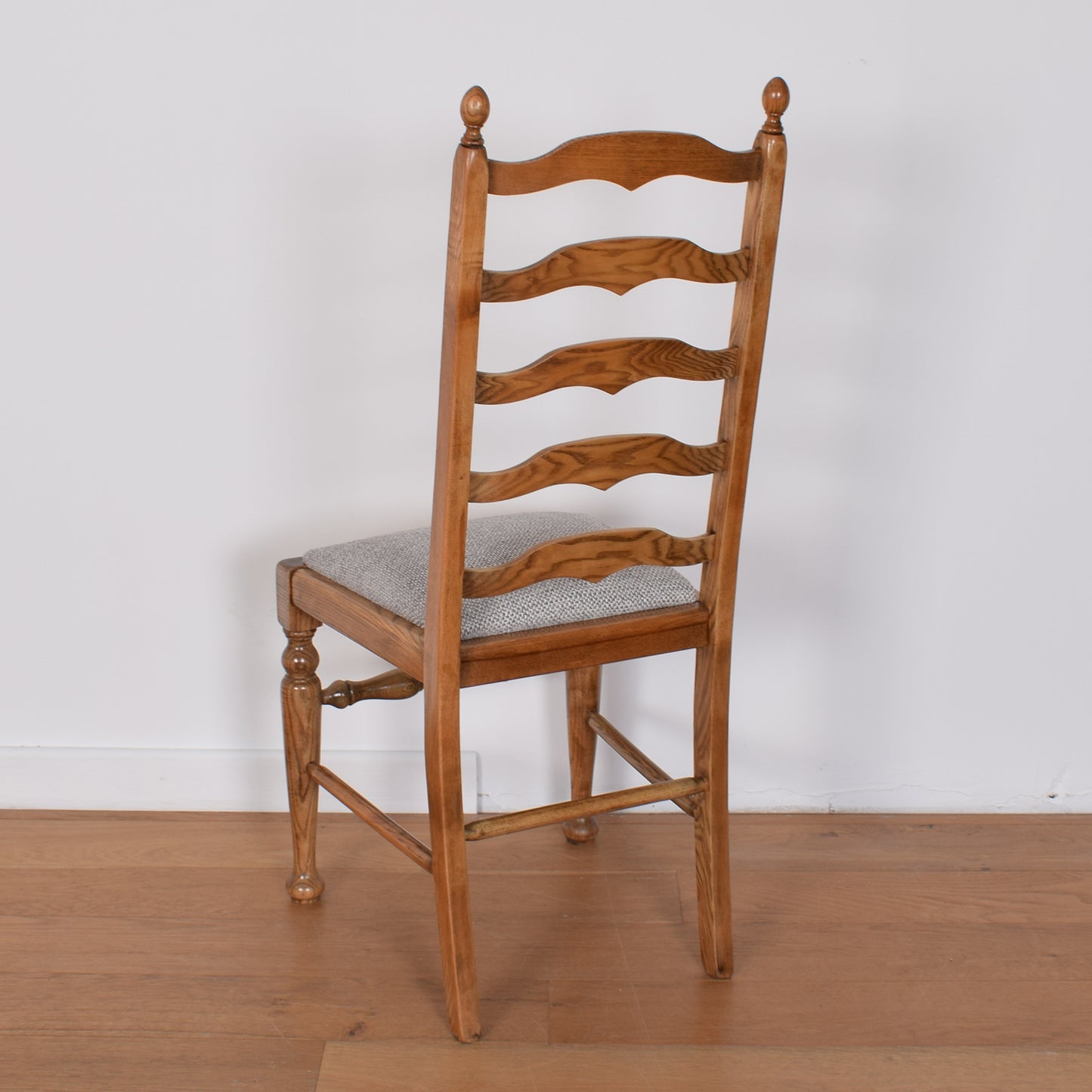 Oak Dining Table with Six Chairs