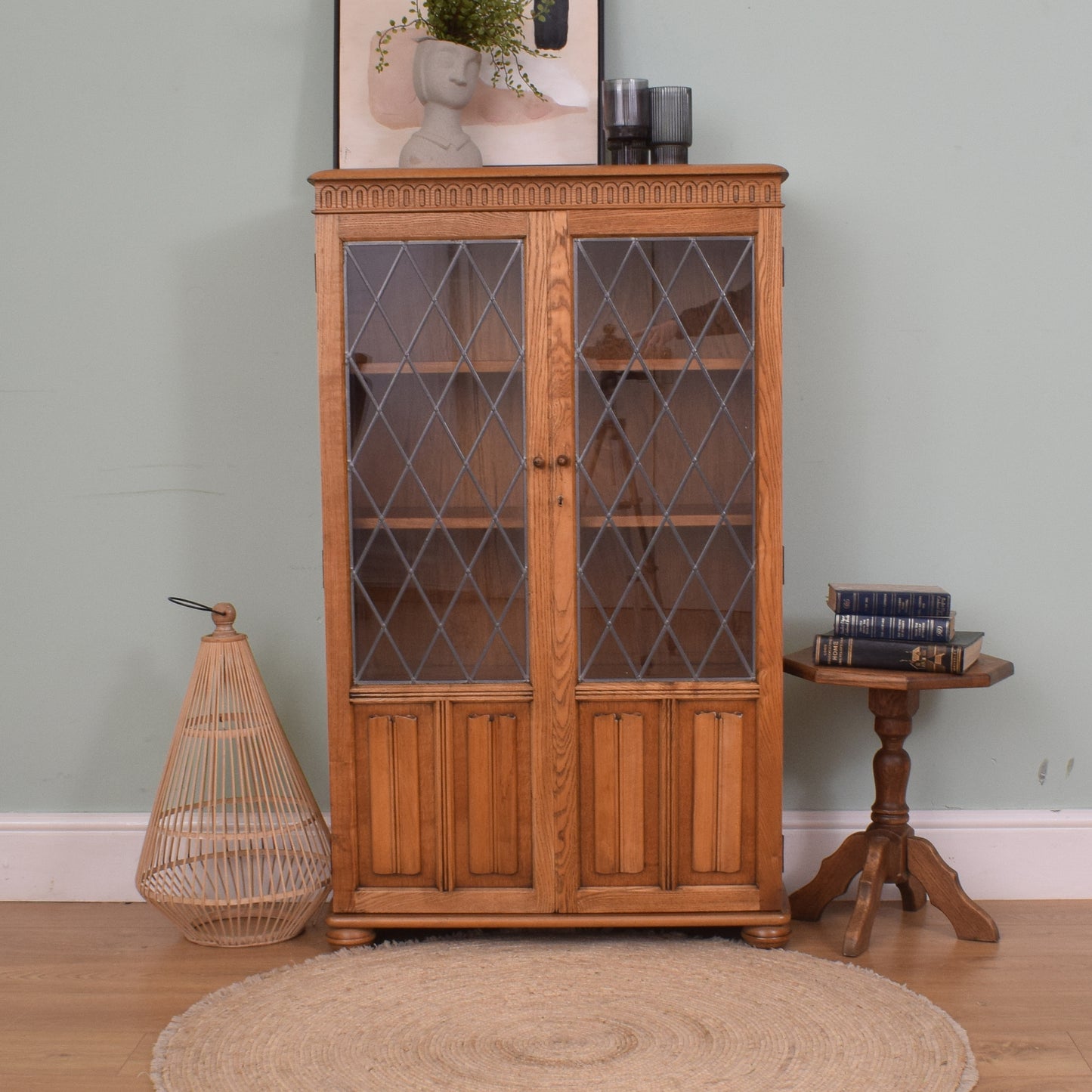 Restored Glazed Bookcase
