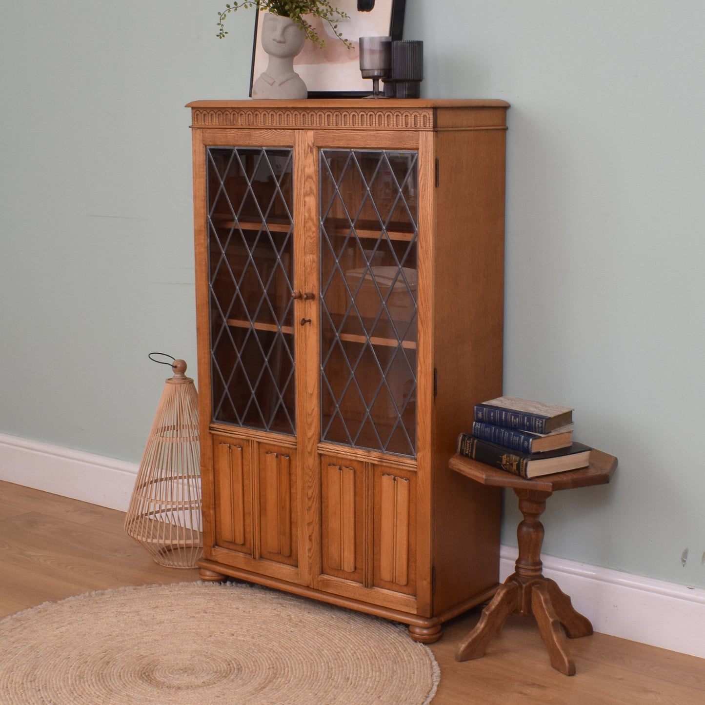 Restored Glazed Bookcase